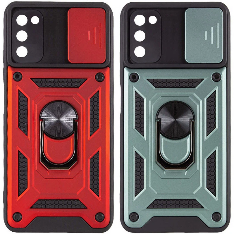 Удароміцний чохол Ummi Camshield Serge Ring (in box) для Samsung Galaxy A03s фото 1 з 4