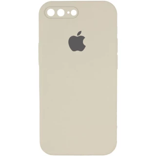 Чехол Silicone Case Square с защитой камеры для Apple iPhone 7 plus / 8 plus фото 1 из 2