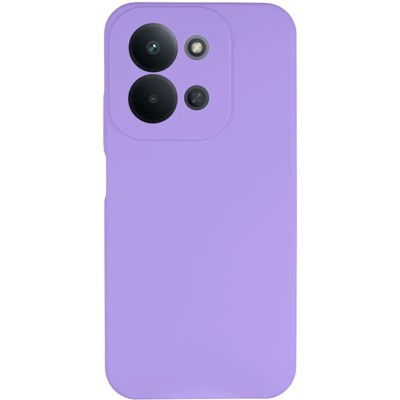 Чехол Silicone Case Lakshmi Premium з закритою камерою на Xiaomi Redmi 15C (Global) – Сиреневый / Dasheen. Фото 3 из 6