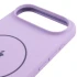 Чохол Silicone Case Full Protective (AA) V2 with MagSafe для Apple iPhone 17 Air (6.5") – Бузковий / Lilac. Фото 9 з 11
