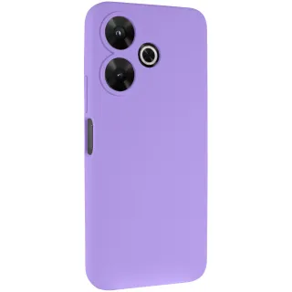 Чехол Silicone Case Lakshmi Premium з закритою камерою на Xiaomi Poco M6 4G — Сиреневый / Dasheen