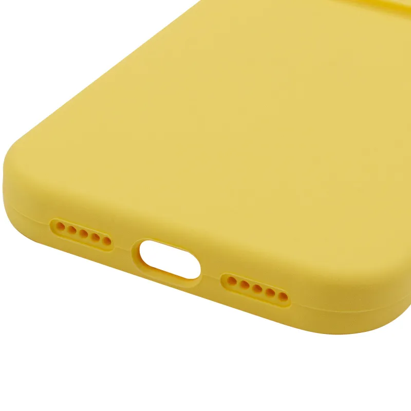 Чехол Silk Full Camera Protective (AA) NO LOGO для Apple iPhone 17 Pro Max (6.9") – Желтый / Yellow. Фото 5 из 5
