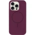 Чохол Silicone Armor Max no logo with MagSafe для Apple iPhone 12 (6.1") – Бордовий / Plum. Фото 1 з 6