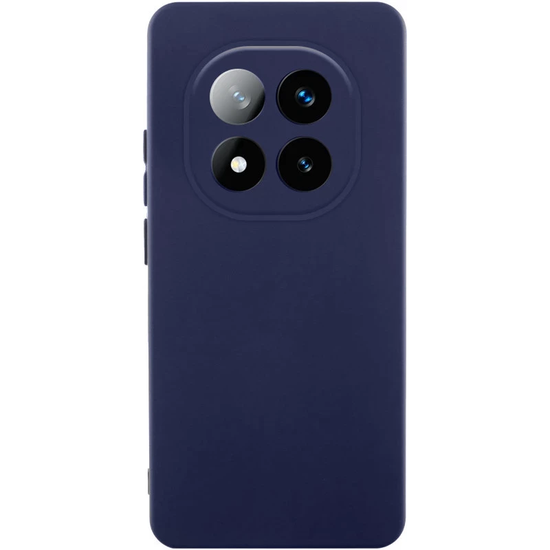 Чохол Silicone Case Lakshmi Premium з закритою камерою на Xiaomi Redmi A5 / Poco C71 – Темно-синій / Midnight blue. Фото 1 з 1