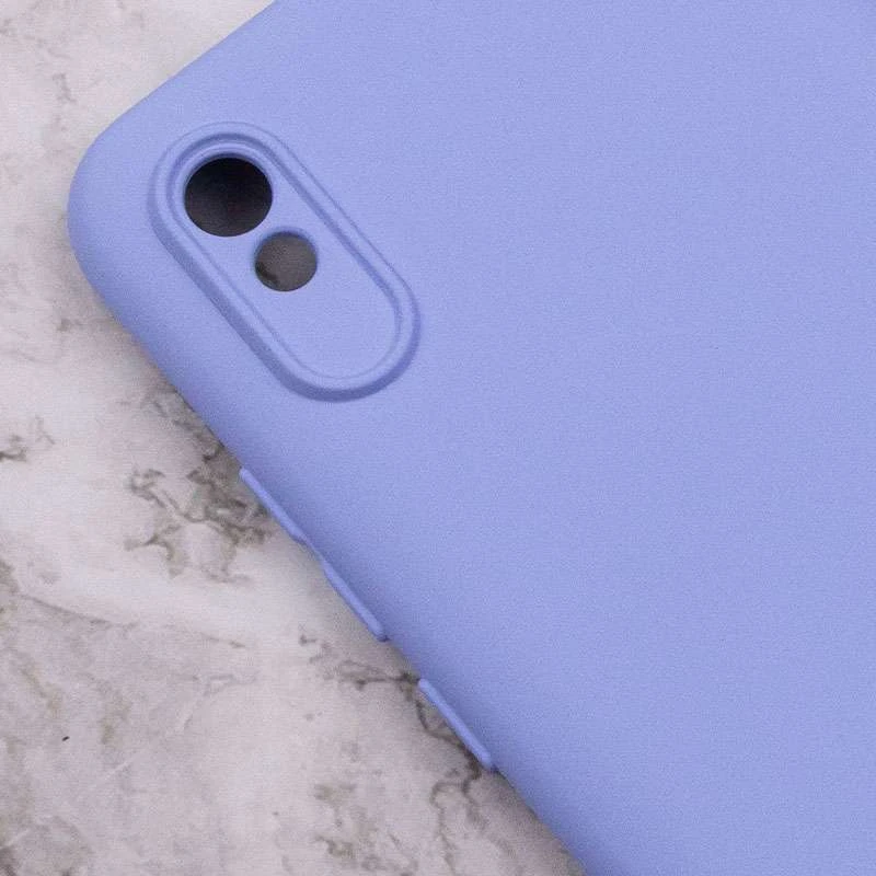 Чохол Silicone Case Lakshmi з закритою камерою на Xiaomi Redmi 9A – Бузковий / Dasheen. Фото 6 з 6