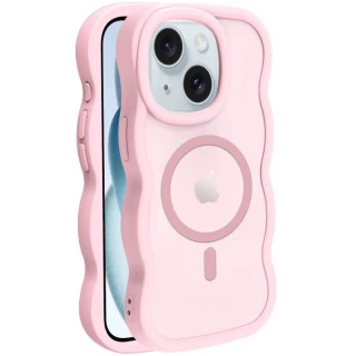 Чохол Solid with MagSafe для Apple iPhone 15 (6.1") — Pink