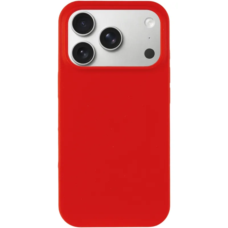 Чохол Silk (AA) NO LOGO with Magnetic Fit для Apple iPhone 17 Pro (6.3") – Червоний / Red. Фото 3 з 6