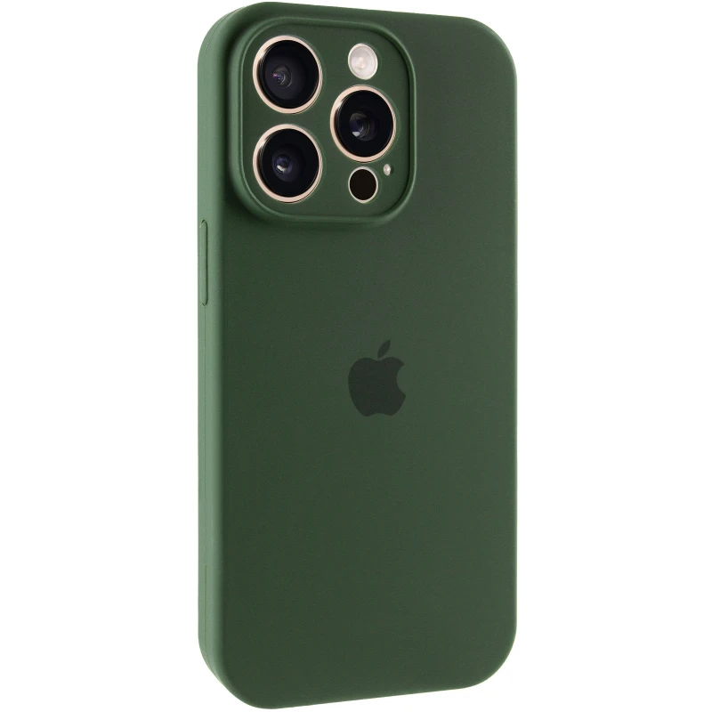 Чехол Silicone Case с защитой камеры для Apple iPhone 13 Pro (6.1") – Зеленый / Cyprus Green. Фото 2 из 9