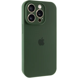 Чохол Silicone Case з захистом камери на Apple iPhone 13 Pro (6.1") — Зелений / Cyprus Green