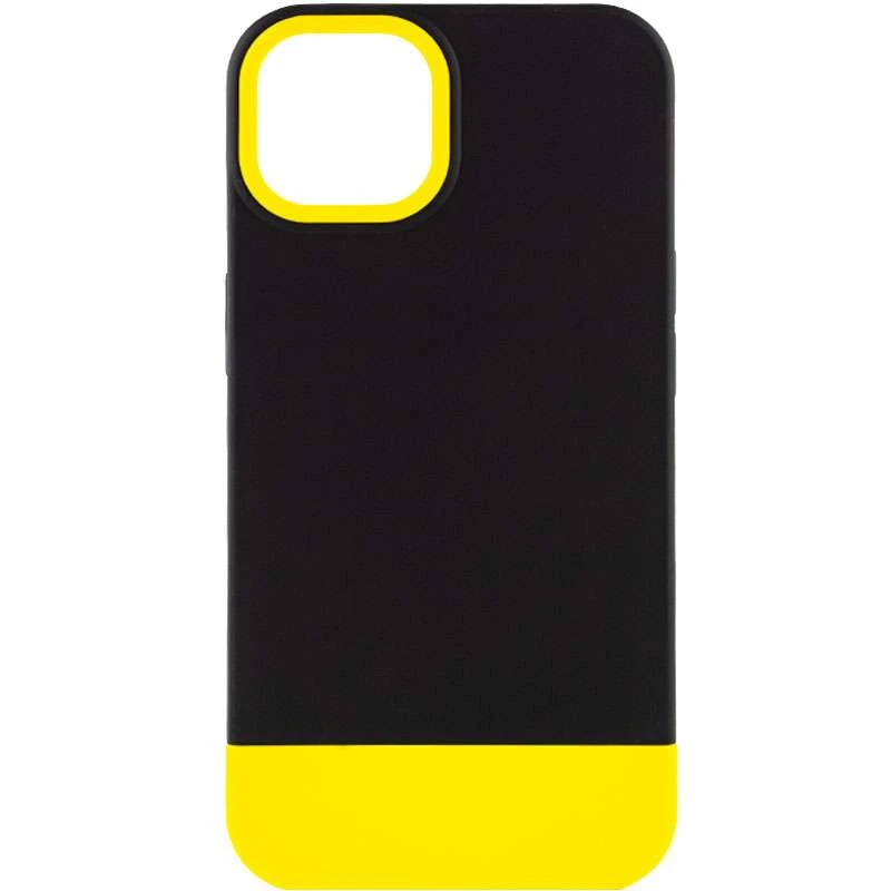 Двоколірний чохол Bichromatic на Apple iPhone 12 (6.1") – Black / Yellow. Фото 1 з 5