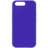 Чохол з закритим низом Silicone Case на Apple iPhone 7 plus / 8 plus – Фіолетовий / Ultra Violet. Фото 1 з 2