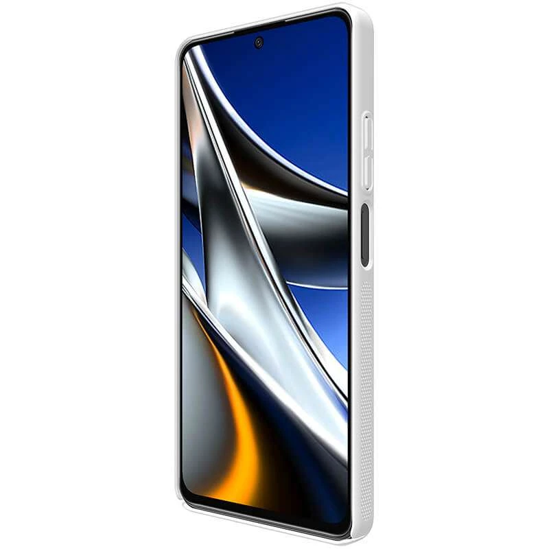 Пластикова накладка Nillkin Frost на Xiaomi Poco X4 Pro 5G – Білий. Фото 4 з 5