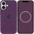 Силиконовый чехол ААА with Magsafe connection для Apple iPhone 16 Plus – Plum. Фото 3 из 7