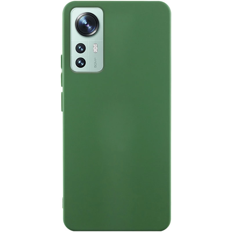 Чохол Silicone Case Lakshmi Elit на Xiaomi 12T / 12T Pro – Зелений / Dark green. Фото 1 з 4