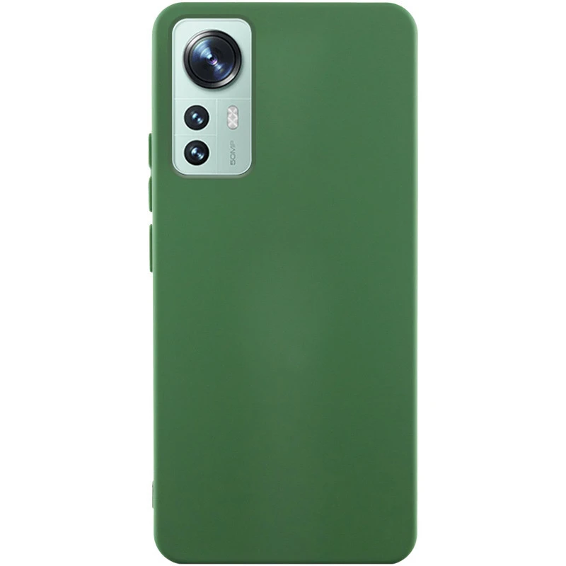Чохол Silicone Cover Ummi Lakshmi (AA) для Xiaomi 12T / 12T Pro – Зелений / Dark green. Фото 1 з 1