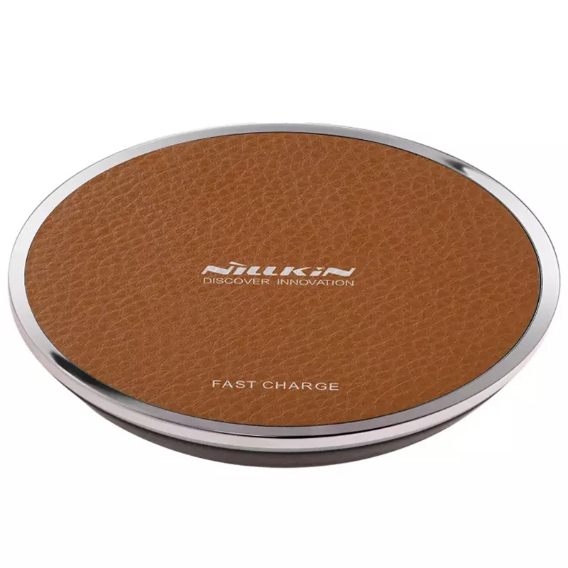 БЗУ Nillkin Magic Disk 3 Fast Wireles Charger 10W (MC014) – Brown. Фото 3 из 5