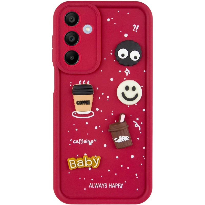 Чохол TPU Toys Case для Samsung Galaxy A25 5G – Red / Always Happy. Фото 3 з 9