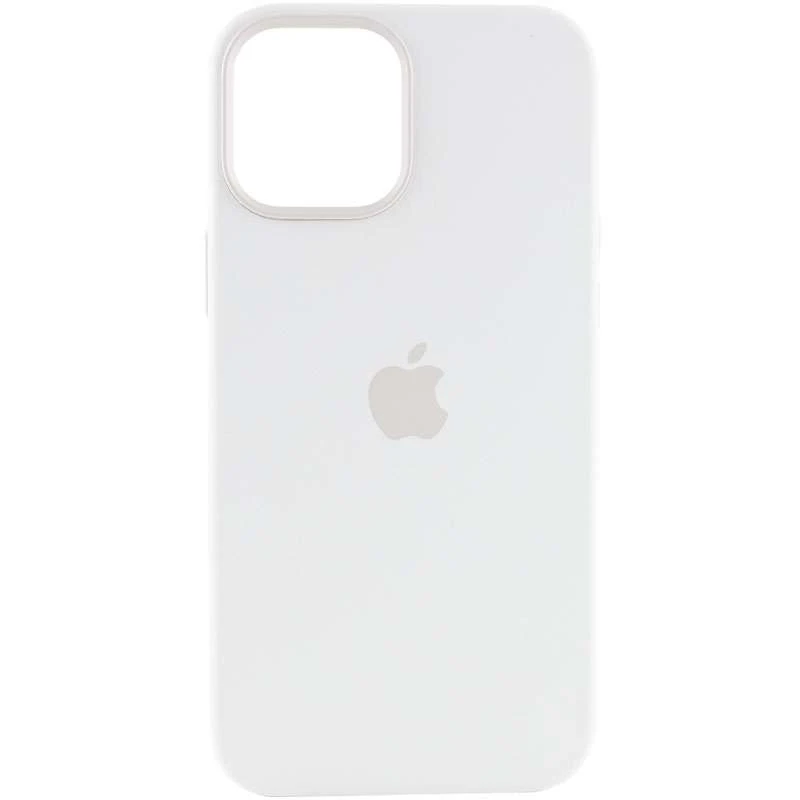 Чехол Silicone case (AAA) with Magsafe and Animation для Apple iPhone 12 Pro (6.1") – Белый / White. Фото 2 из 7