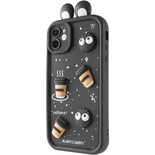 Силіконовий чохол Funny Toys with Ears для Apple iPhone 12 (6.1") фото 1 з 7