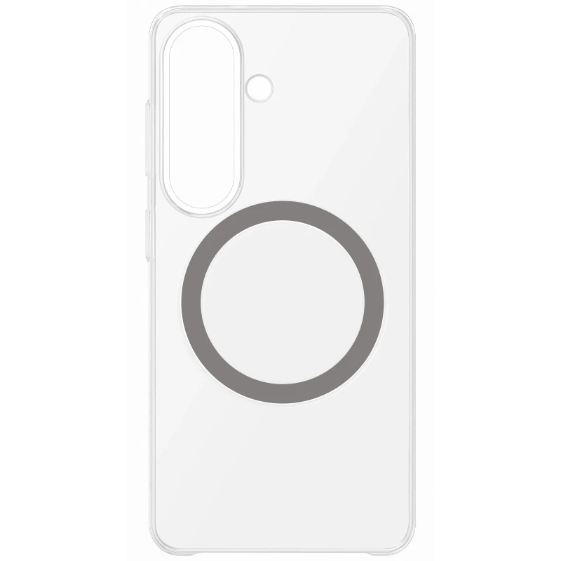 Чохол PC Clear Magnet Case (AAA) with MagSafe для Samsung Galaxy S25+ – Clear / Grey. Фото 3 з 5
