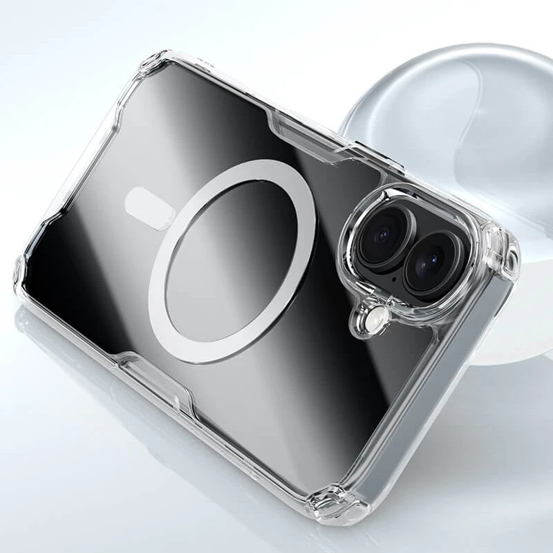 TPU чехол Nillkin Nature Pro с MagSafe для Apple iPhone 17 (6.3") – Бесцветный (прозрачный). Фото 7 TPU чехол Nillkin Nature Pro с MagSafe для Apple iPhone 17 (6.3") – Бесцветный (прозрачный). Фото 7 из 8