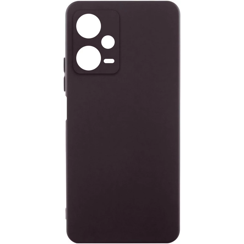 Чохол Silicone Case Lakshmi Plus з закритою камерою на Xiaomi Redmi Note 12 Pro 5G – Шоколадний / Chocolate. Фото 1 з 3