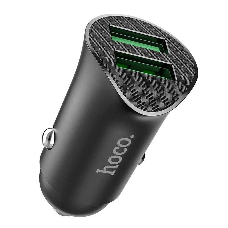 

АЗУ Hoco Z39 QC3.0 (2USB) (Черный), Чорний