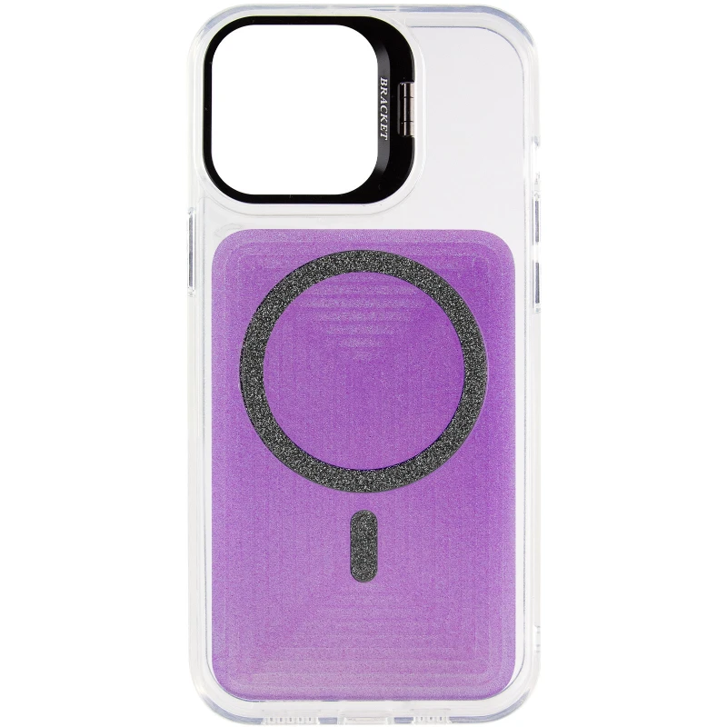 Чохол TPU+PC Jewel Sparkle with MagSafe для Apple iPhone 15 Pro (6.1") – Violet Shimmer. Фото 4 з 8