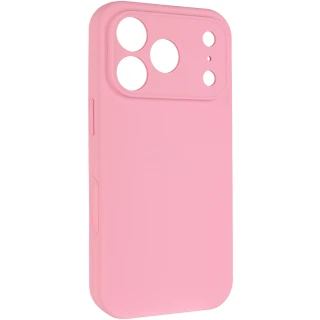 Чохол Silk Full Camera Protective (AA) NO LOGO для Apple iPhone 17 Pro (6.3") — Рожевий / Light pink