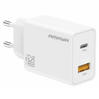СЗУ Amaya E221D PD25W+QC3.0 (1USB-A/1C) фото 1 из 1