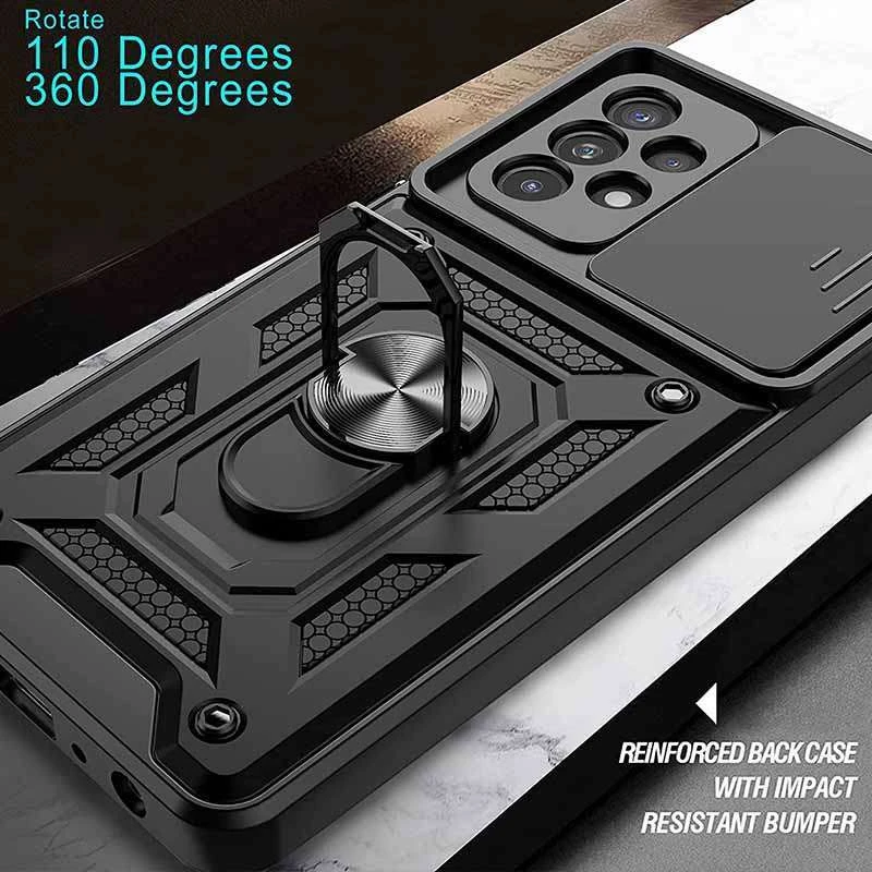 Ударопрочный чехол Serge Ring с защитой камеры для Samsung Galaxy A33 5G – Черный. Фото 5 из 6