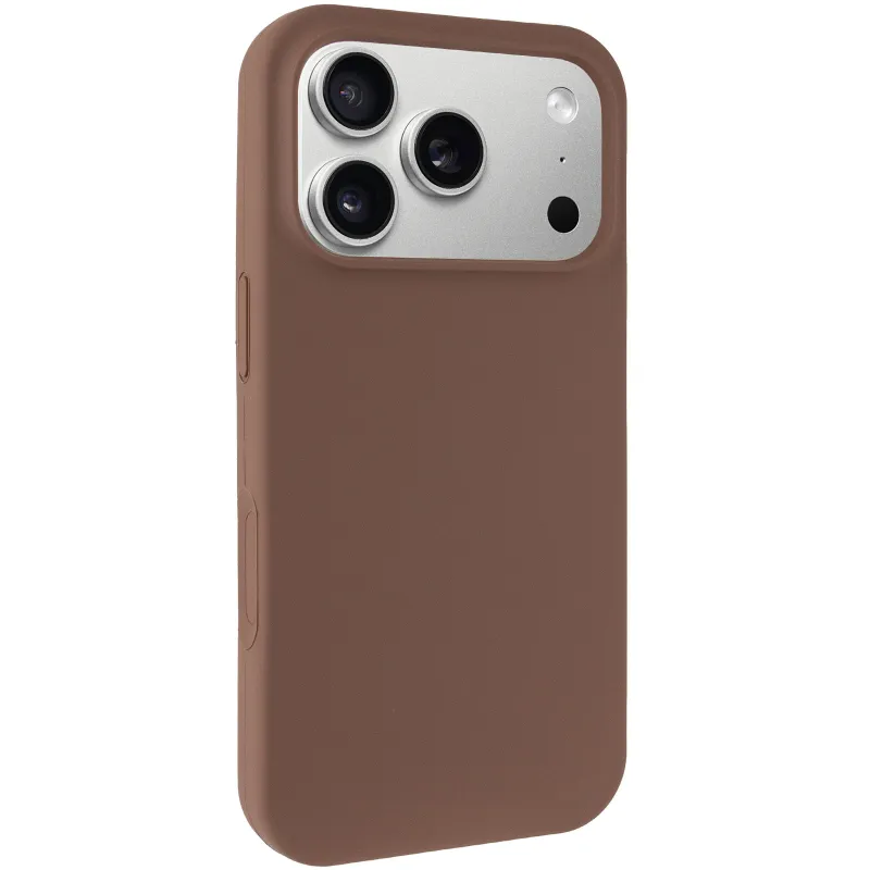 Чехол Silk Full Protective (AA) NO LOGO для Apple iPhone 17 Pro (6.3") – Коричневый / Brown. Фото 2 из 7