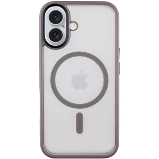 TPU+PC с металлическими кнопками и MagSafe для Apple iPhone 16 фото 1 из 6