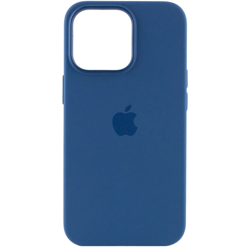 Чехол Silicone case (AAA) with Magsafe and Animation для Apple iPhone 13 Pro Max (6.7") – Синий / Blue Jay. Фото 2 из 6