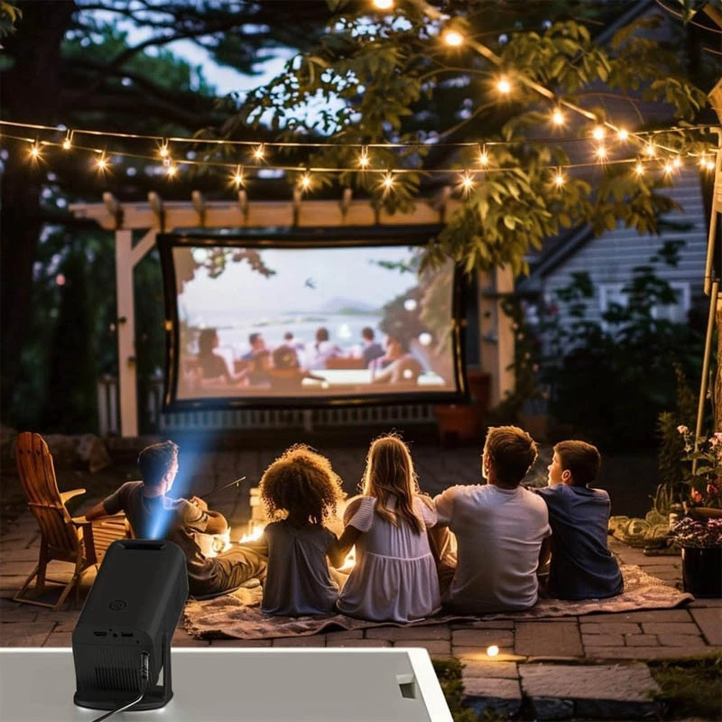 Проектор 4k Android HP330 – Black. Фото 5 з 6