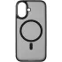 TPU+PC чохол Blueo Skin Friendly Frosted with MagSafe для Apple iPhone 16 – Чорний / Black. Фото 3 з 12