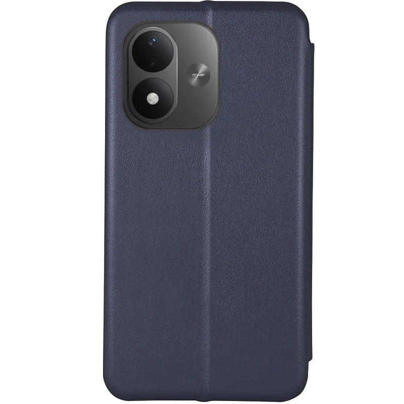Чохол-книжка класичний на Xiaomi Redmi Note 17 Pro – Темно-синій. Фото 2 з 3