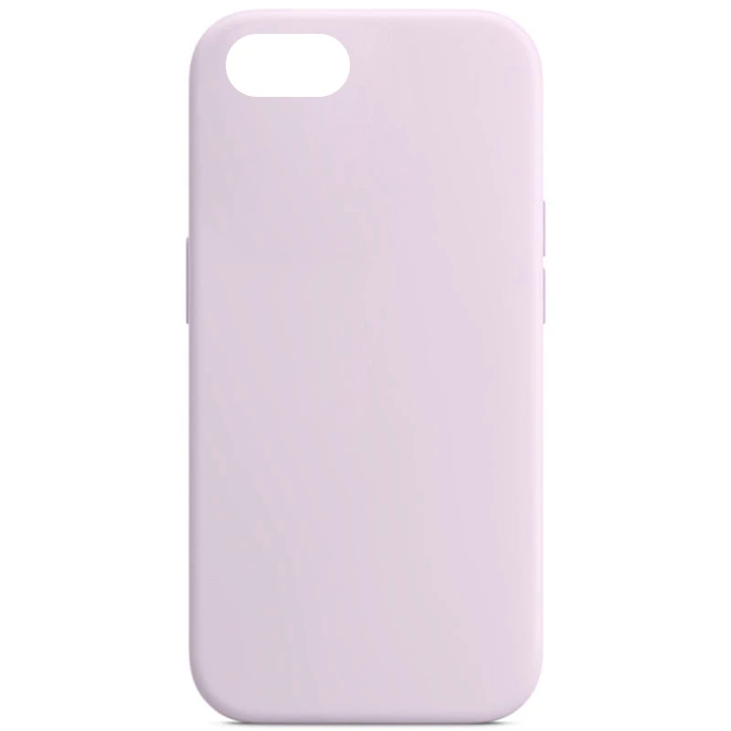 Чехол с закрытым низом Silicone Case для Apple iPhone SE (2020) – Сиреневый / Lilac. Фото 1 из 1