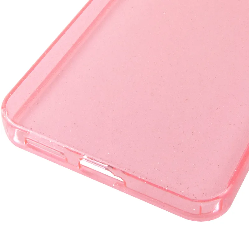 Блестящий силиконовый чехол на Xiaomi Redmi 17 – Pink. Фото 2 из 2