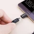 Перехідник Baseus microUSB to Type-C – Чорний. Фото 3 з 4