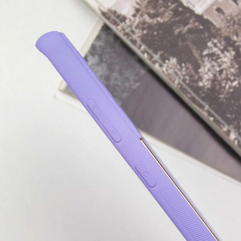 Шкіряний чохол Xshield на Samsung Galaxy S21 Ultra – Бузковий / Dasheen. Фото 8 з 11