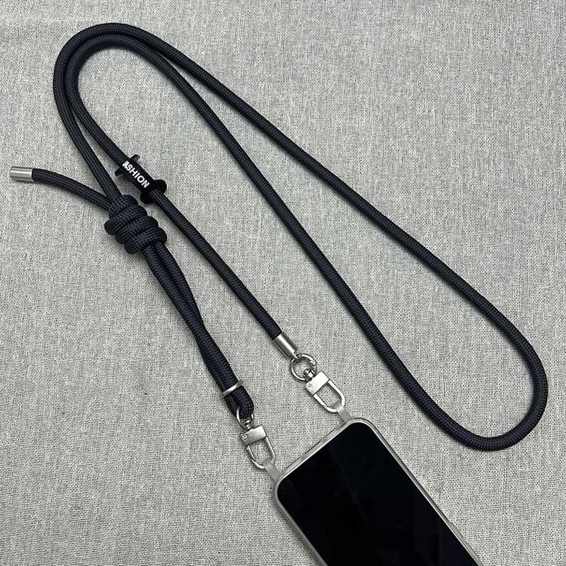 Шнурок с двумя креплениями (8мм) 150см – Dark Gray. Фото 3 из 3