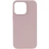 Чехол с закрытым низом Silicone Case для Apple iPhone 15 (6.1") – Серый / Lavender. Фото 1 из 3