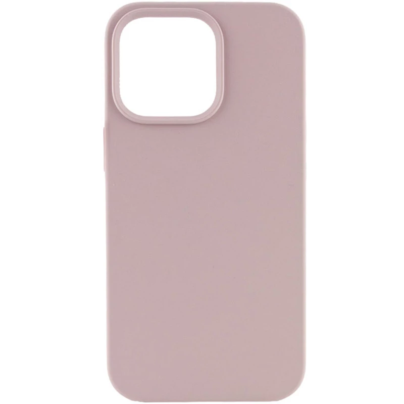 Чехол с закрытым низом Silicone Case для Apple iPhone 16 Pro Max – Серый / Lavender. Фото 1 из 7