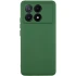 Кольоровий силіконовий чохол GETMAN із закритою камерою для Xiaomi POCO X8 Pro – Зелений / Dark green. Фото 1 з 1