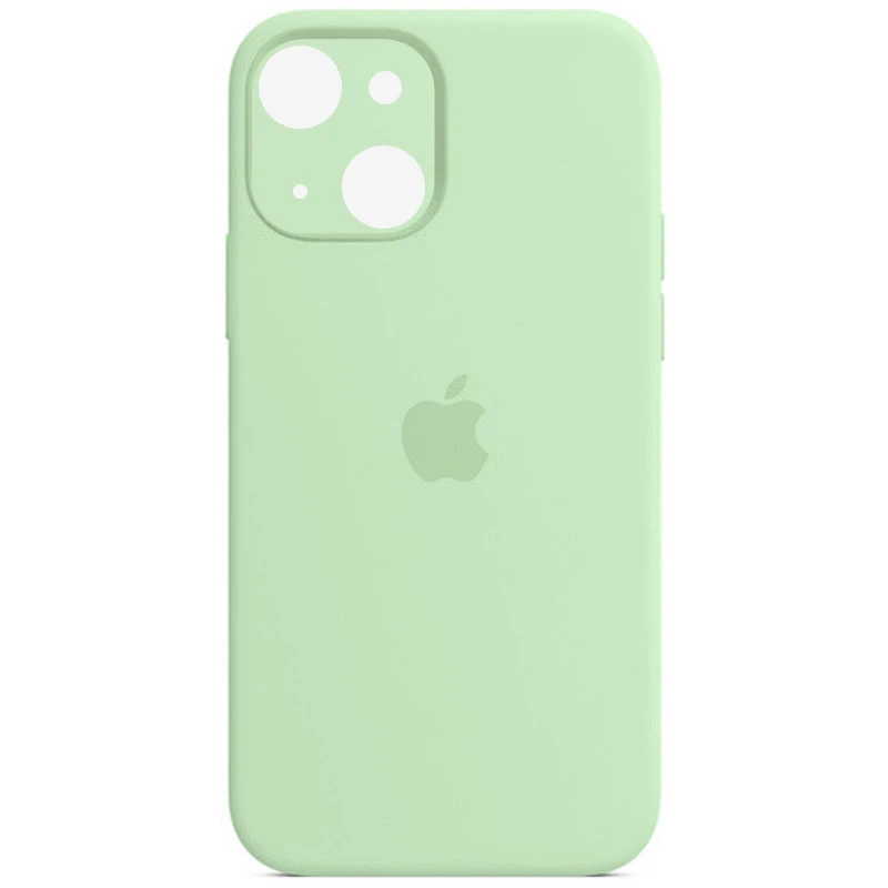 

Чехол Silicone Case с защитой камеры для Apple iPhone 13 (6.1") (Зеленый / Pistachio), Зелений / pistachio