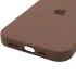Чехол Silicone Case с закрытым низом для Apple iPhone 16 Pro Max – Коричневый / Brown. Фото 6 из 6