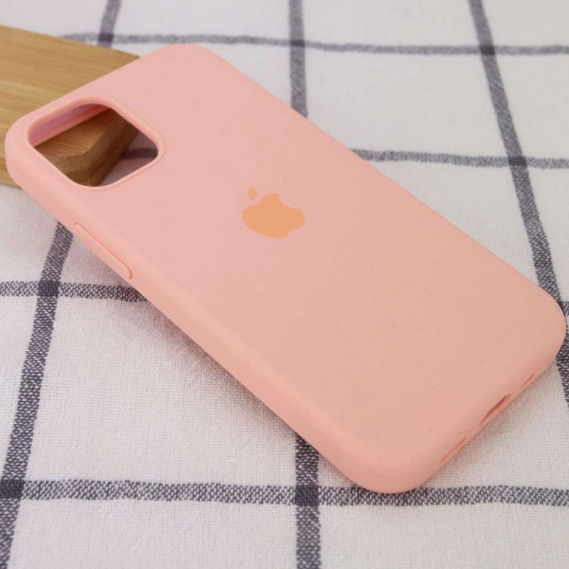 Чохол Silicone Case з закритим низом на Apple iPhone 12 Pro Max (6.7") – Помаранчевий / Grapefruit. Фото 2 з 3