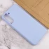 Кольоровий силіконовий чохол на Samsung Galaxy S21+ – Блакитний / Lilac Blue. Фото 4 з 4