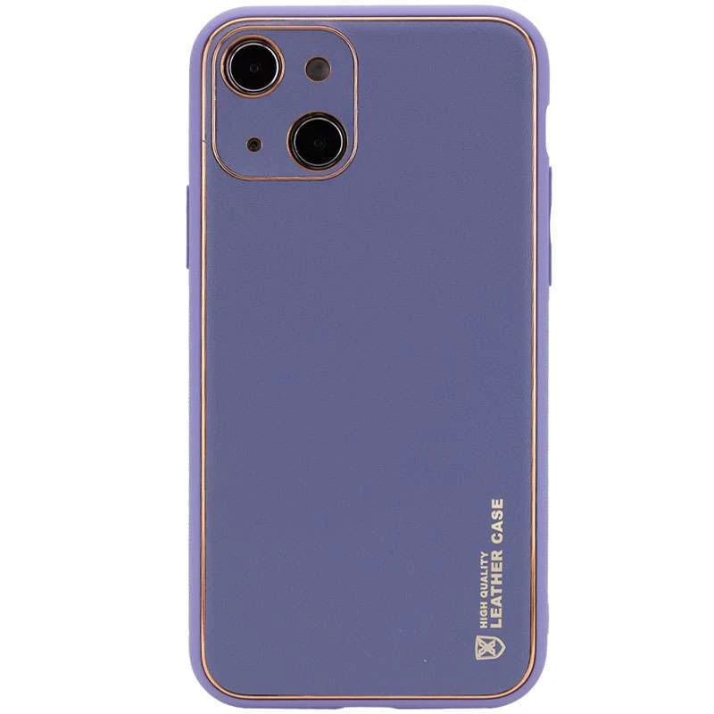 

Кожаный чехол Xshield для Apple iPhone 14 (6.1") (Серый / Lavender Gray), Сірий / lavender gray